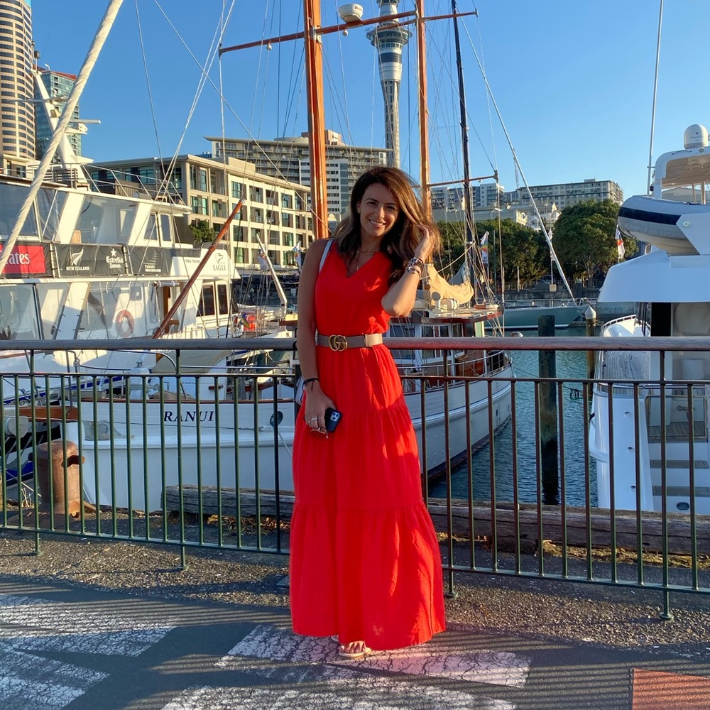 Tommy bahama maxi linen dress